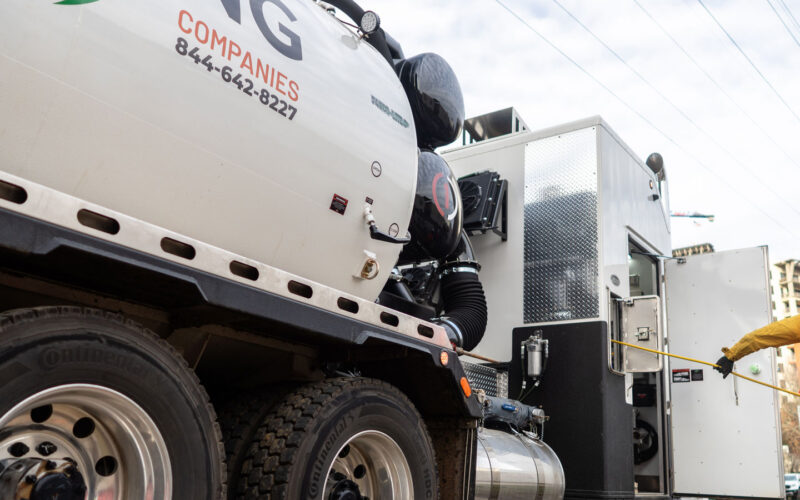 NG Companies hydrovac truck